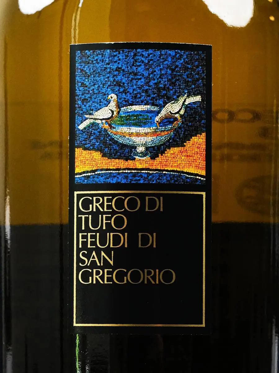 Вино Greco di Tufo  Feudi di San Gregorio / Греко ди Туфо Феуди ди Сан Грегорио