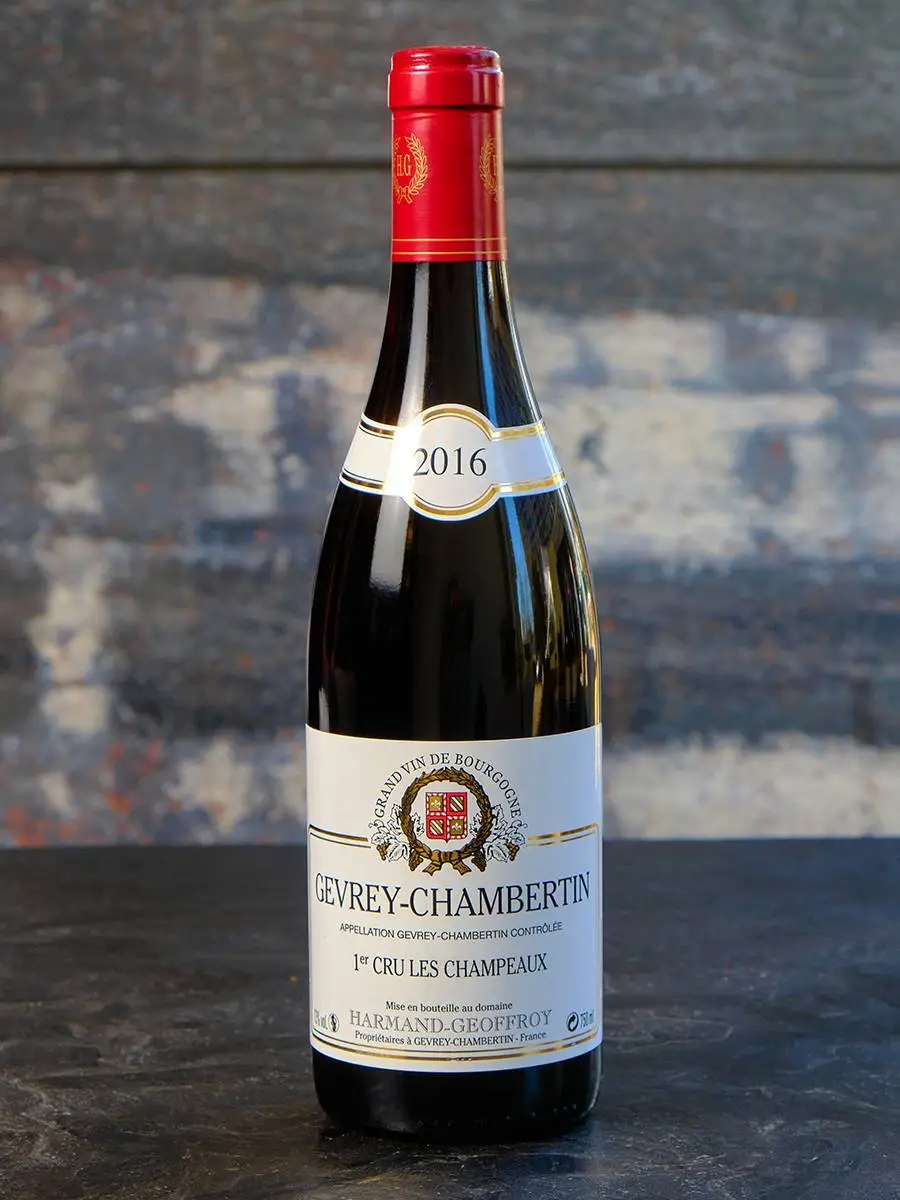 Вино Domaine Harmand-Geoffroy Gevrey-Chambertin 1er Cru Les Champeaux 2016 / Домен Арман-Жеффруа Жевре-Шамбертен Премье Крю Ле Шампо