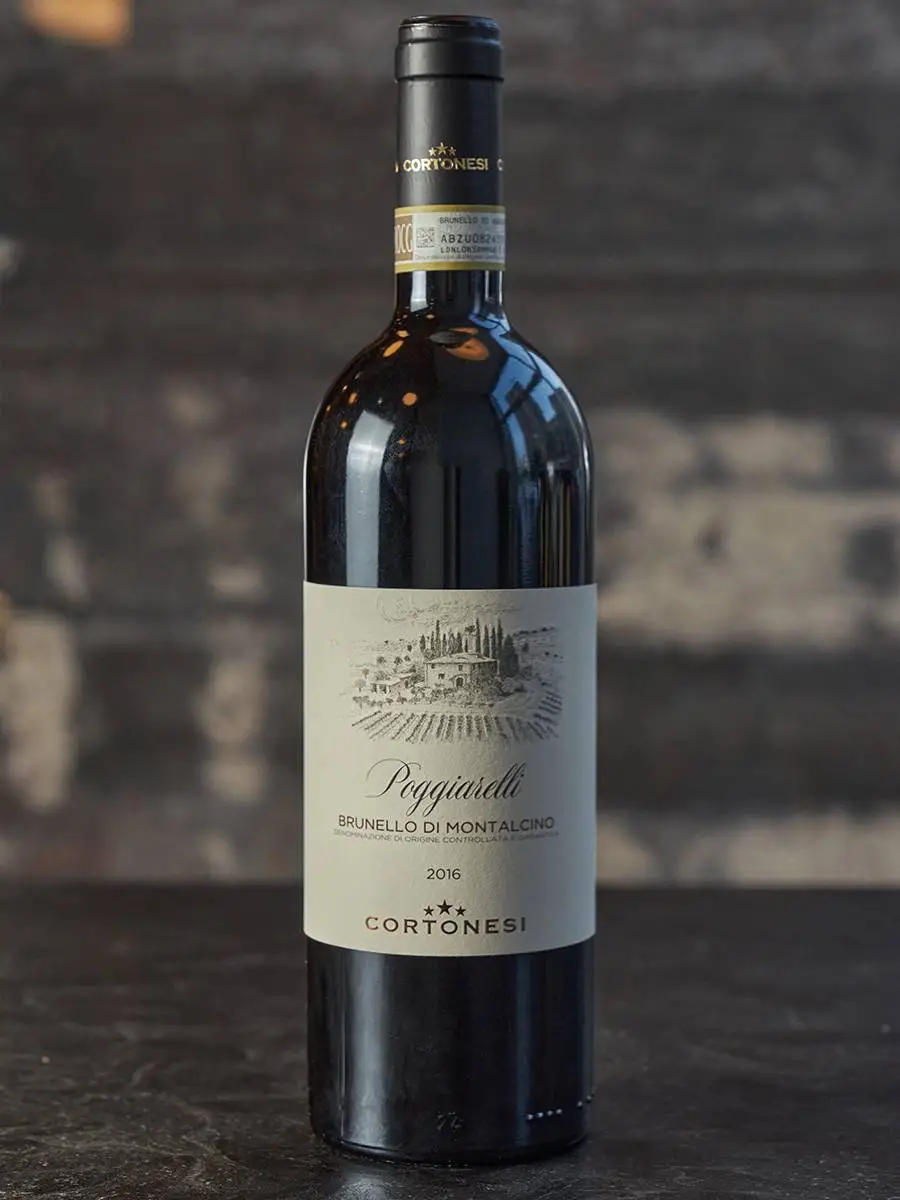 Вино Cortonesi Poggiarelli Brunello di Montalcino 2016 / Кортонези Брунелло ди Монтальчино Поджарелли 2016