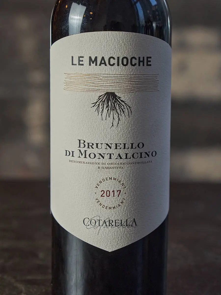 Этикетка Le Macioche Brunello di Montalchino 2017