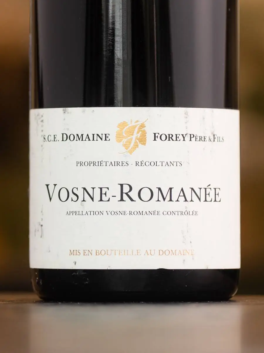Этикетка Domaine Forey Pere et Fils Vosne Romanee 2016