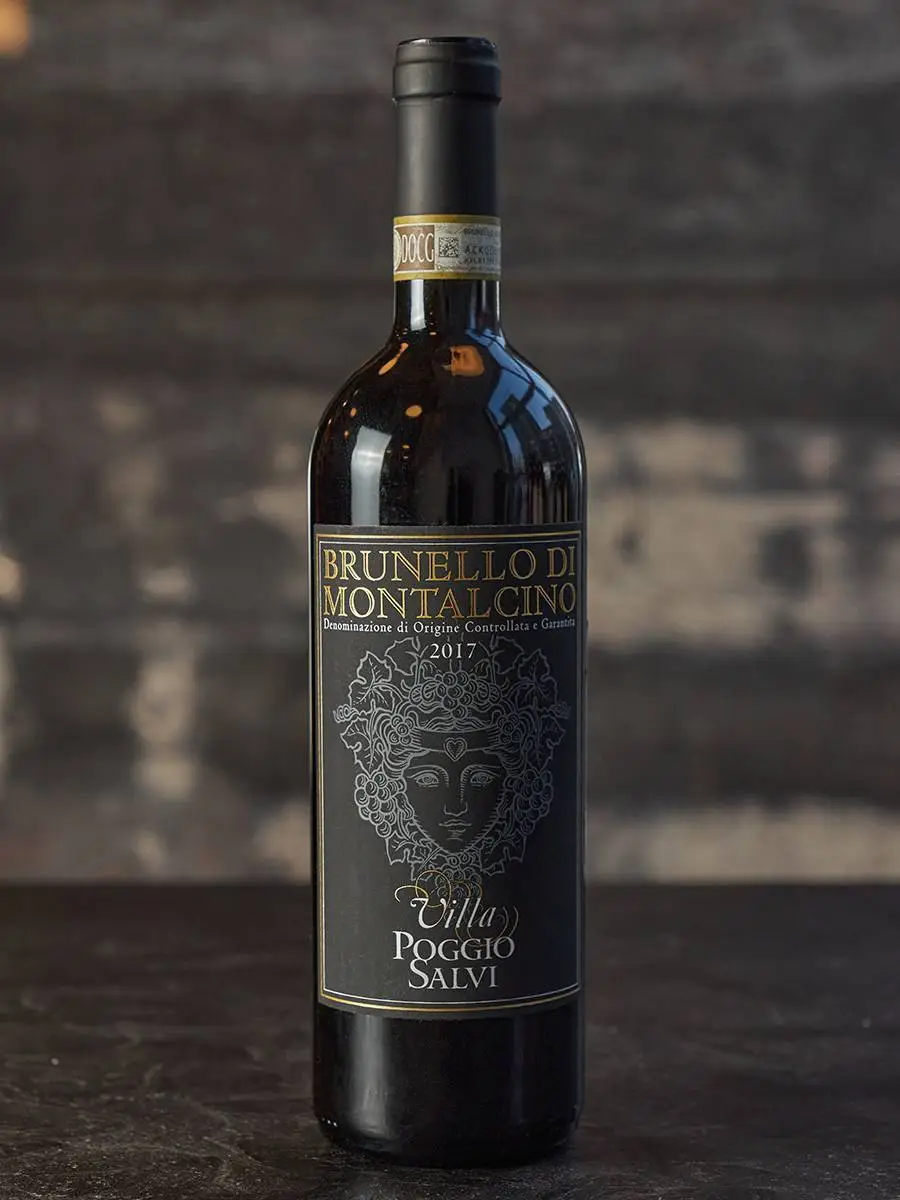 Вино Villa Poggio Salvi Brunello di Montalcino 2017 купить в винном  ресторане Остерия - лучшая цена