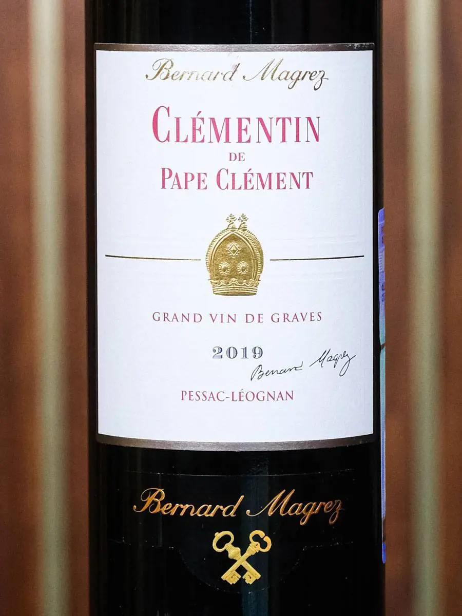 Вино Bernard Magrez Clementin de Pape Clement Pessac-Leognan 2019 / Бернар Магре Клементен де Пап Клеман Пессак-Леоньян