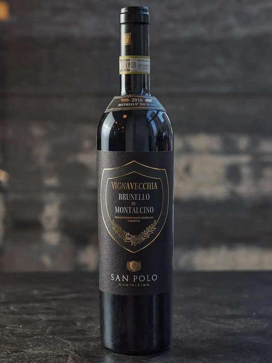 Вино San Polo Brunello di Montalcino Vinavecchia DOCG 2016 / Сан Поло Брунелло ди Монтальчино Виньявеккья