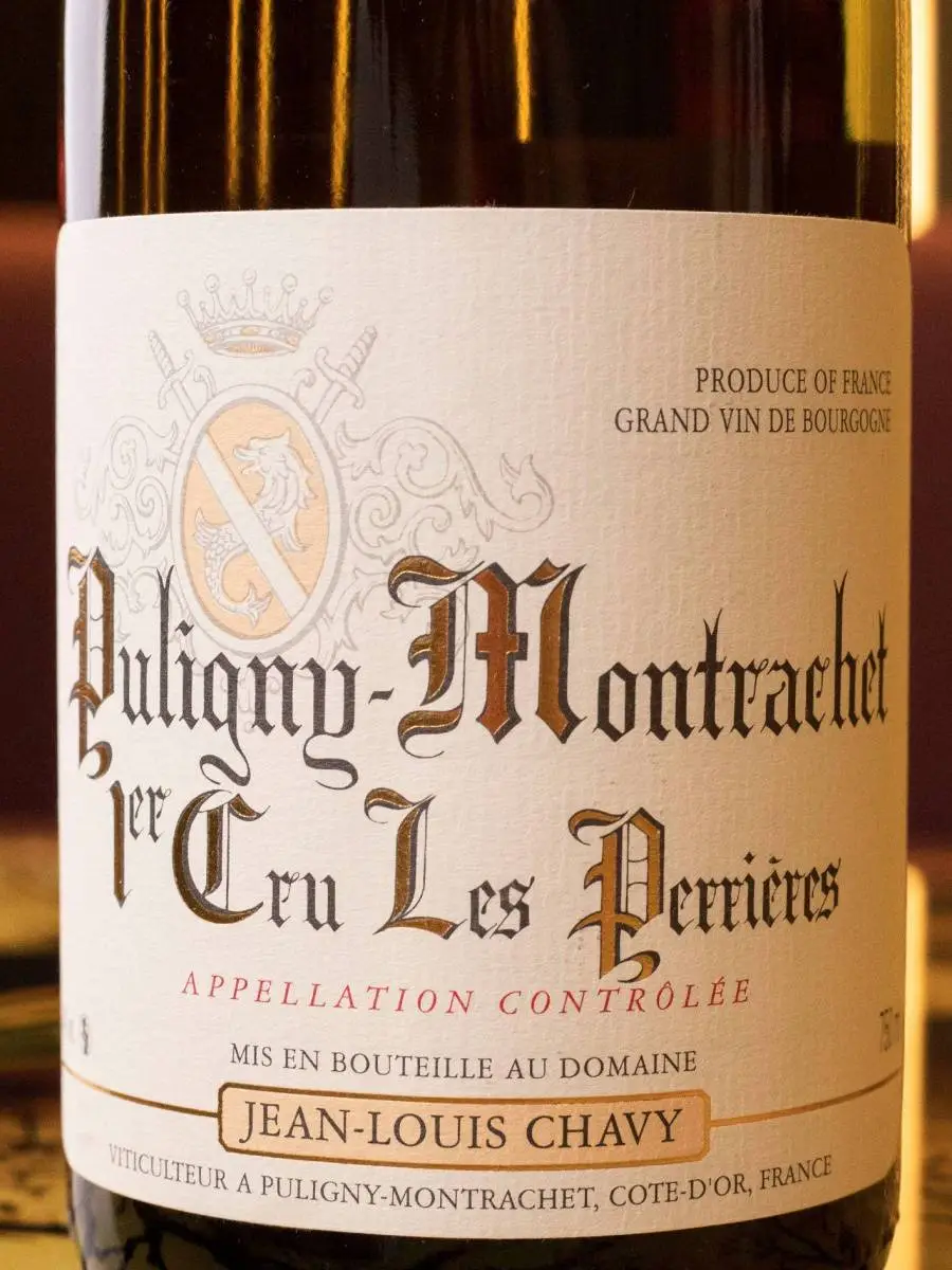 Вино Domaine Jean-Louis Chavy Puligny-Montrachet 1er Cru Les Perrieres 2022 / Домен Жан-Луи Шави Пюлиньи-Монраше Премье Крю Ле Перрьер