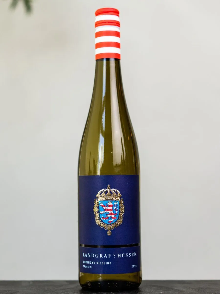 Вино Prinz von Hessen Landgraf von Hessen Riesling Qualitatswein / Ландграф фон Гессен Рислинг